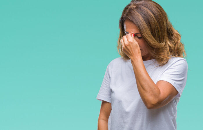 middle age senior hispanic woman over isolated bac 2026 01 09 14 49 39 utc